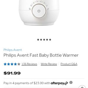 Philips Avent Fast Baby Bottle Warmer